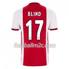 Fußballtrikots Ajax Amsterdam Daley Blind 17 Heim Trikotsatz 2019-2020